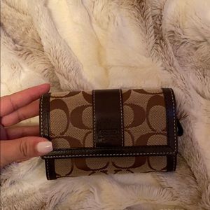 Small coach wallet slightly used!